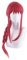GUANBBD Chainsaw Man Cosplay Makima Long Braid Wig Christmas Rose Red Wig Cosplay Anime Cosplay Heat Resistant Synthetic Wigs Halloween,C1061