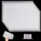 EXIN DEHCEN 8 Stück Plastic Canvas für Taschen, Plastic Canvas Sheets, 20X30Cm Plastic Canvas, Loch-Durchmesser 3mm Plastikgitter, Kunststoffgitter für Basteln, Nähprojekte, Handgemachte Bag