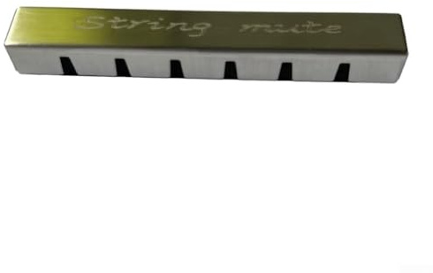 Amortiguador de silencio de guitarra de esponja de metal, reductor de ruido para cuerda para protección
