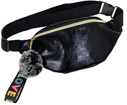 COLLBATH Holographische Bauchtasche Für Damen Modische Pu-Leder Gürteltasche Mit Glänzender Oberfläche Verstellbarem Gurt Und Vielseitiger Nutzung Als Brust Oder Umhängetasche Für