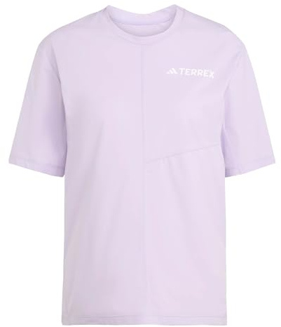 adidas Women's Terrex Multi Climacool T-Shirt, Powder Plum, L