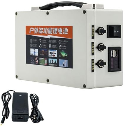 HJGHY 12V Outdoor Portable Power Supply 10Ah 15Ah 20Ah 30Ah Fish Finder Lithium Li-ion Battery for Fish Finder Outdoor Lighting Audio Monitoring Replacement Battery with USB,12V,15Ah