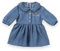 Ma Corolle 9000212860 Denim-Kleid, Langarm, Puppenkleid, 36 cm, ab 3 Jahren