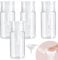 GHVACZS Lot de 4 flacons à pompe de 100 ML, en plastique, avec 1 entonnoir, convient pour le stockage du démaquillant et du nettoyant pour le visage