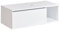 Mueble de baño suspendido para Lavabo 2 estantes 80 x 40 cm Blanco Rupanco