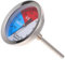 ifundom Thermomètre à Dial Bimétallique pour Barbecue Four Indicateur de Température Outil de Cuisine Durable Inoxydable