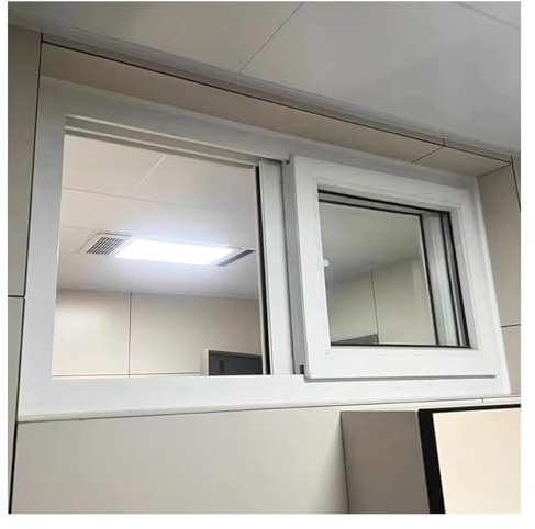 CYHTYM Ventanas Correderas Ventana corrediza Horizontal de aleación de Aluminio para cobertizo, Equipada con mosquiteras y Ventanas de ventilación de Vidrio Templado.(80x100cm/31.49x39.37 (WxH))