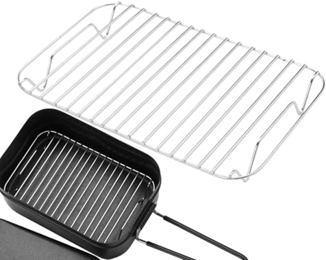 Heizroste – Edelstahl-Kochrost, multifunktionales Gebäck zum Backen und Toasten für den Grill, Verwendung im Backofen, zum Kühlen von Lebensmitteln, zum Trocknen von Zubehör für hausgemachtes Kochen