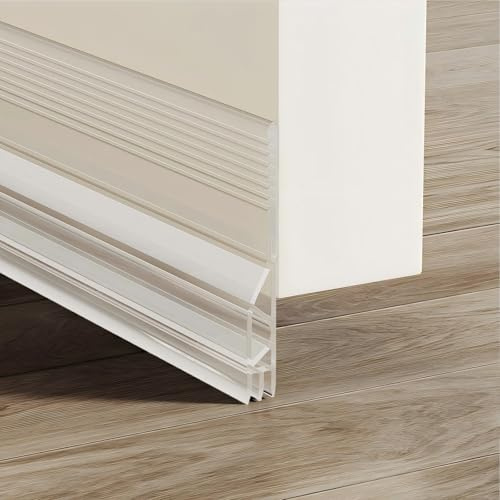 Midslinee 100cm Transparent Dichtungsband für Türen, Dichtung Selbstklebend, Silikon Türdichtung, Isolierte Türdichtungen, Selbstklebende Tür Türdichtung, Rmenfengtiao