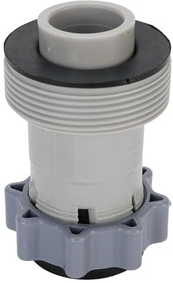 Keenso Adattatore per Tubo da 1,5 Pollici a 1,25 Pollici Connettore in Materiale ABS Resistente per Parti di Pompe per Piscine Fuori Terra Migliore Efficienza Dell'acqua