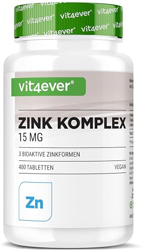 vit4ever Complesso di Zinco 15 mg - 400 Compresse