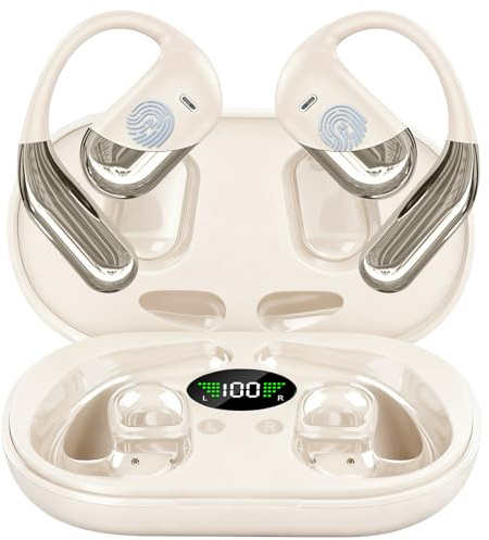 gidosha AI Translation Earbuds Real Time, 3-in-1 Translator Earbuds 144 Languages & Accents, Audifonos Traductores Inglés Español,Open Ear Wireless Headphones with Charging Case fit iOS & Android