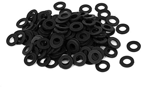 sourcing map 200Stk M6 x 12mm x 1.2mm Nylon Flach Isolierende Scheibe Dichtung Befestigung DE de
