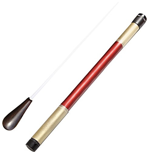 15 Inch Baton Music Conductor Baton Black Walnut/Wh (single black walnut)