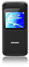 Brondi Window 1.77 78 g Noir Caractéristiques du téléphone – Téléphone Portable (Coquille, Double SIM, 4,5 cm (1.77), 1,3 MP, 600 mAh, Noir)