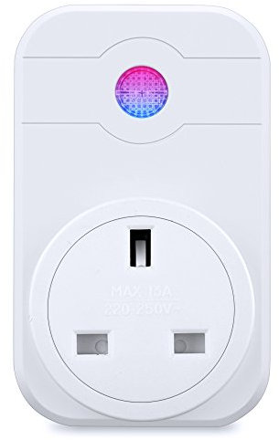 (2018 Newest) WiFi Smart Plug Alexa Google Home Remote Control Plug Socket with Timer for Smart Home
