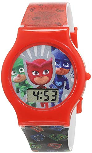 Diakakis 000484053 Digitale Armbanduhr in Clamshell PJ Masken mit bunten