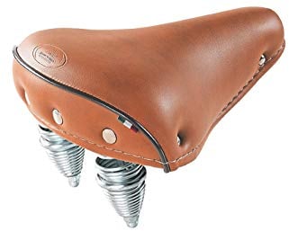 Fahrradsattel Cruisersattel SM 110 IRIS Federgestell Italy 4 Farben Hellbraun