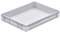 Eurobehälter 800x600x120 mm, Großbehälter, Euro-Norm, Große Kunststoffbehälter, Industrie- und Lagerbox, 1 St, Grau