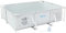 Outsunny Piscina Desmontable Tubular 292x190x75 cm con Depuradora de Cartucho 1200L/H Piscina Rectangular de Exterior para Adultos y Niños 3600L Gris