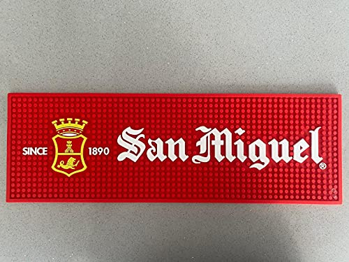San Miguel Chemin de bar et verres à bière