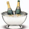 Vinod Stainless Steel Punch Bowl for Parties Champagne Bucket for Wine Bear, Cooling Ice Bucket Bowl, Bucket for Families, Parties, Barbecues, Picnics 10Ltr