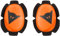 Dainese - Pista Knee, Ginocchiere Moto in Poliuretano, Saponette Moto, Contatto Uniforme con Pista e Asfalto, Slider Moto con Chiusura in Velcro, Arancio Fluo/Nero