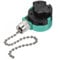 sourcing map Pull Chain Switch 3 Speed 4 Wire Replacement for Ceiling Fan Lamp Light Green Silver Pack of 3