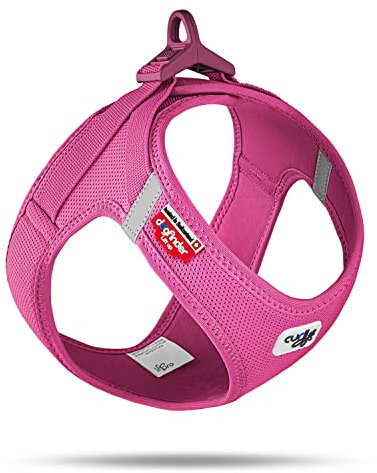 Curli Vest Harness Clasp Air-Mesh Fuchsia 3XS
