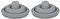 ALGOMAS® 2 joints indicateur de cuisson adaptable WMF Perfect et Perfect Plus | Casseroles de 2,5 l à 8,5 l | Capuchon autocuiseur | Caoutchouc wmf perfect | Silicone