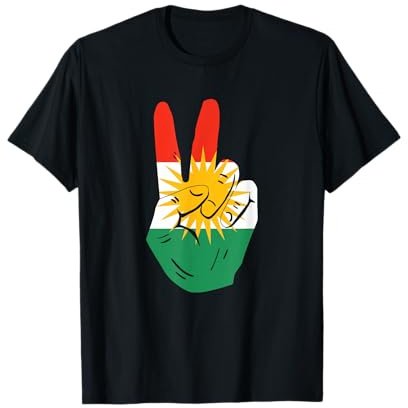 Stolze Kurden Kurdistan Kurdische Flagge Frieden T-Shirt