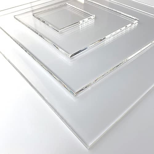 Plaque verre acrylique 1,5 mm. Feuille de verre acrylique. Verre acrylique transparent. Verre synthétique. PMMA XT. Verre synthétique transparent - 10 x 40 cm (100 x 400 mm) -