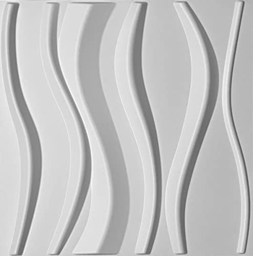 Paneles de plástico 3D de PVC, 12 Unidades, 3 m², Paneles de Pared para Juegos, habitación, Techo, Aspecto 3D,