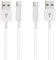 ino 2X Typ-C 100 cm Kabel USB-C Daten Ladekabel für Xiaomi 15 14 13 Lite 12 11 Redmi 10 Note K60 Mix Fold civi 3 A3X Poco X7 X6 M6 X5 M5 X4 F5 F4 C65 OnePlus 13 12R 11 8 9 5 7T Nord Ace 3 Tablet Pad