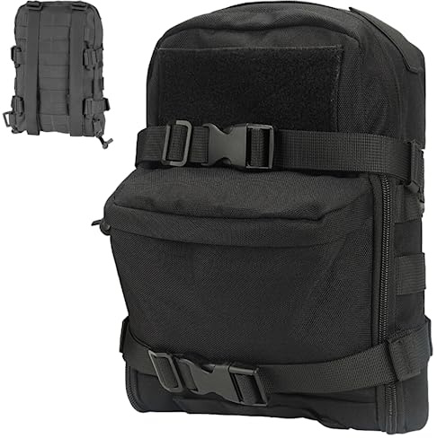 SIANKO Tactical MOLLE Hydration Backpack 1000D Nylon Lightweight Hydration Water Bladder Carrier Sundry Reservoir Bag Molle Vest Accessory