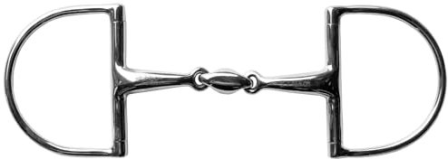 Stübben Gebiss 2250 D-Ring Trense doppelt gebrochen - 12,5 cm - 16 mm - Edelstahl