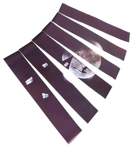 UKCOCO Dekorative Aufkleber Kürbis Pvc-aufkleber Kleine Engelsflügel Hoteldekor Aufkleber Für Die Schlosstreppe Lebendige Details Leiterband Für Jalousien Wandaufkleber Halloween