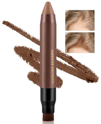 Boobeen Polvo para la raiz del pelo, Polvo para la sombra del pelo para el pelo fino, Polvo corrector para cubrir la raiz, Polvo para retocar la raiz del pelo resistente al agua