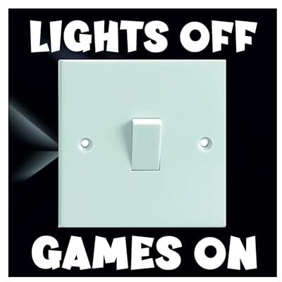 Gamer Electrical Light Switch Surround Lights Off Games On Printed Vinyl Sticker Decal