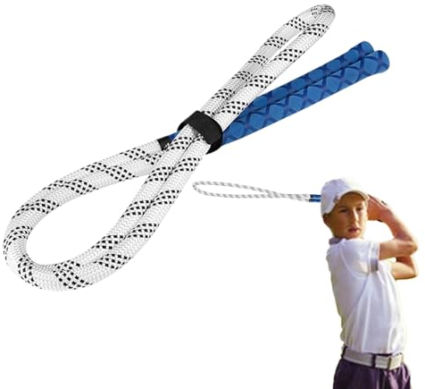 Golfschwung-Seil – Polyester-Golfschwung-Trainingsseil, Indoor-Golf-Übungsseil, 148 cm, Golfschwung-Trainingshilfe, Golf-Power-Seil, Swing-Fitness-Seil, Golfschwung-Seil-Trainer für Stärke