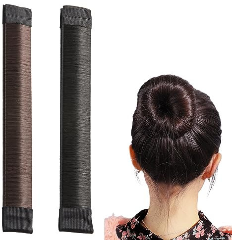 2 Stücks Pack Mädchen Damen Hair Styling Tool Donut Hair Bun Maker French Twist Haar Brötchen Styling Braid Halter Werkzeug