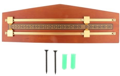 Ronyme Snooker-Billard-Anzeigetafel, Snooker-Anzeigetafel, Holz-Heimbedarf, Snooker-Punktezähler, Shuffleboard, Anzeigetafel zur Wandmontage, Gelb