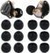 Replacement Earbuds Tips Silicone Ear Tips for KZ ZS10 Pro, Earphones Eartips Large Size 6 Pairs,Black 4233L