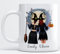EKAM Personalised Best Friend Witch Mug - Customised with Names, Best Witches Forever Quote Personalised Halloween Mug for Women, BFF Birthday Present for Her Tea Coffee Mug