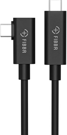 FIBBR Link Kabel 10M Kompatibel mit Oculus/Meta Quest 3/Quest 2/Pro/Pico4 Steam VR, Glasfaser Virtual Reality Headset Kabel High Speed PC Übertragung, USB 3.0 auf USB C Kabel AOC für VR Headset Gaming
