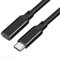 MINLIU USB C Extension Cable, USB Type-C Extension Cable 100W Fast Charging [USB 3.2 Gen 2] 20Gbps/Data Transfer 4K @ 60HZ Video Display Leads, Compatible with iPhone Android MacBook/iPad Pro (1M)