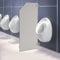 WC Urinal Trennwand 90 x 40cm Schamwand WC Herren Bidet Trennwand Wandmontage Urinaltrennwand Toiletten Trennwand Urinal wand