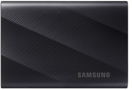 Samsung T9 Portable SSD 2TB, Up to 2,000MB/s, USB 3.2 Gen 2x2 External Solid State Drive, Up to 3 m drop resistant, for YouTubers, Content creators, Mac compatible, MU-PG2T0B (Renewed)