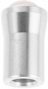Silver Tuning Fork Holder Base Metal Pink Crystal | 12mm Attachment, Stable Support with Nonslip Design, Meditation Instrument Holder for Home Use