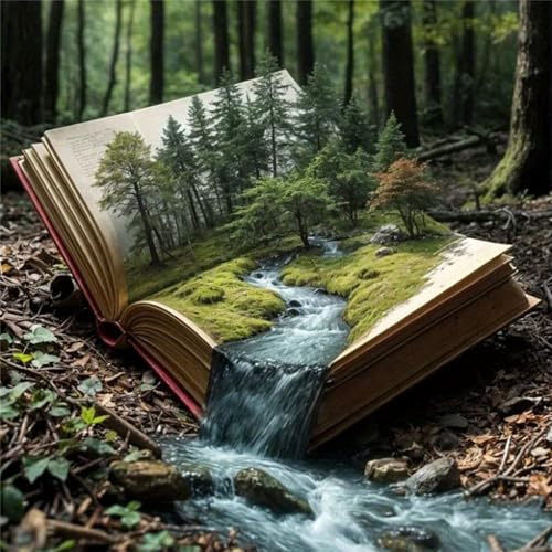 Nianxi Diamond Painting Bilder,Diamant Painting Erwachsene,Wald Diamants Painting Erwachsene Für Home Wand Decor,Frauen Geschenk. (Buch)